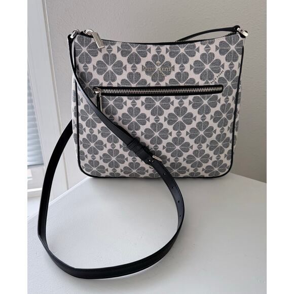 Kate Spade Handbags - Kate Spade | Navy-Multi Signature Spade Flower Swingpack Crossbody | Spring EUC